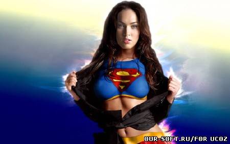 Женский шаблон - Настоящая супер брюнетка