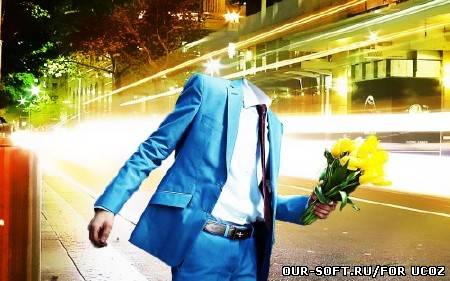 Psd мужской - На крыльях любви