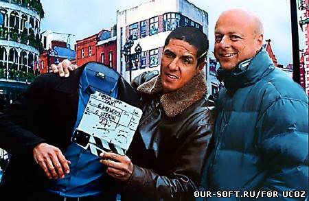 Шаблон для фотомонтажа - Актер Сами Насери мой друг