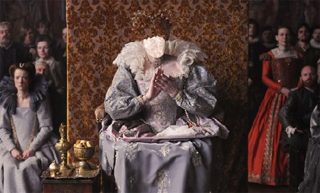 Шаблон для девушек - Королева в старинном платье