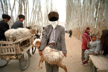 Шаблон для мужчин - С овцой