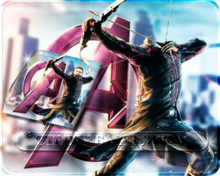 Фото шаблон - Тетева, лук и стрелы