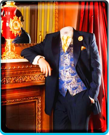 Фотосессия мужчины у камина