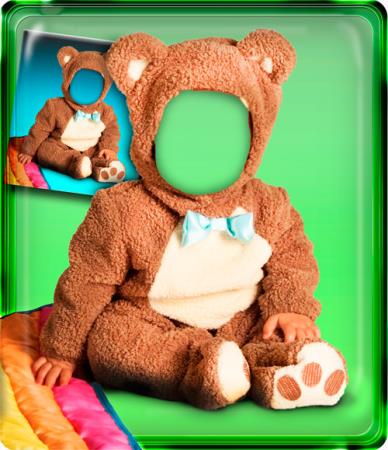 Шаблон для фотомонтажа - Мишка