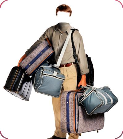 Шаблон для фотошоп - Собираясь на отдых