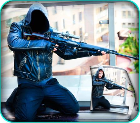 Костюм фотошоп - Снайпер