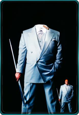 Psd шаблон для фотошоп - Деловой бизнесмен