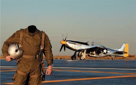 Шаблон мужской - Летчик самолета