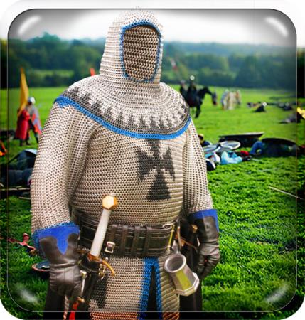 Фотошаблон для фотошопа - Рыцарь после боя