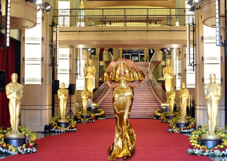 Шаблон для фотошопа - Знаменитость на красной дорожке