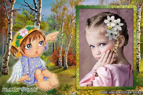 Детская рамка для фотошопа – Капризуля